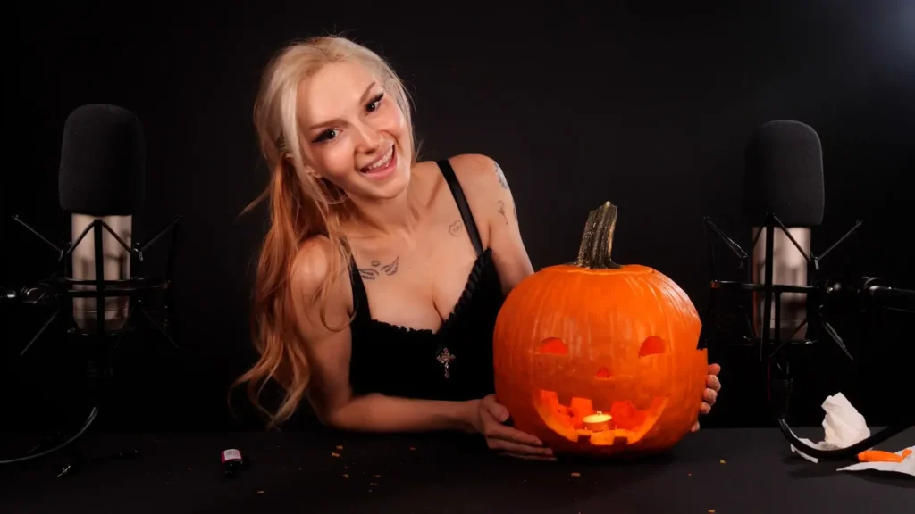 Busy B ASMR Pumpkin Carving Patreon Leak