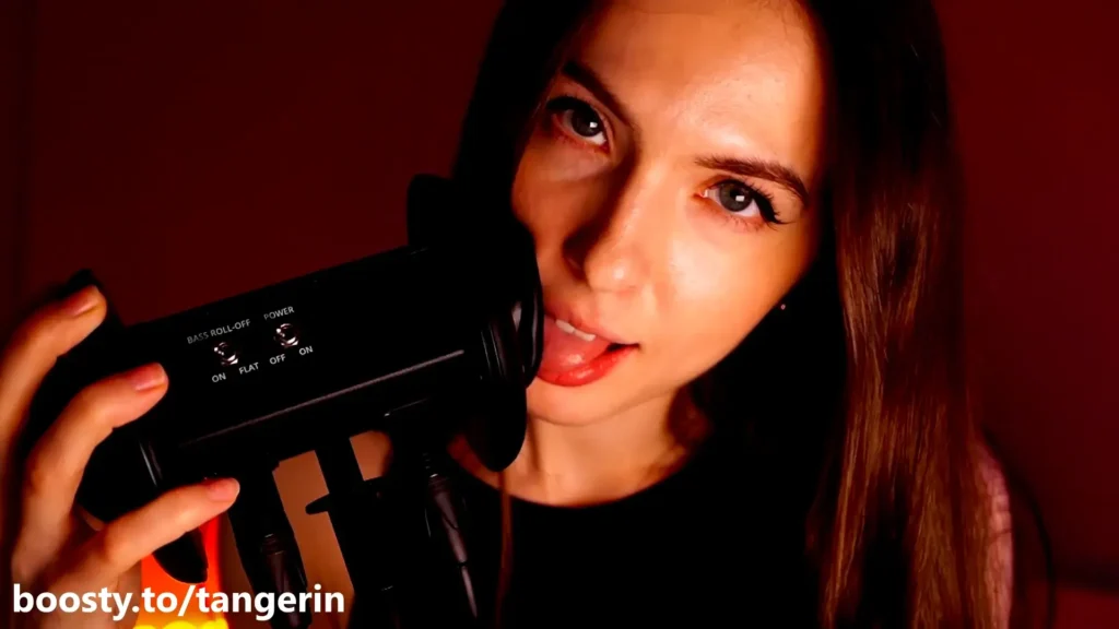 Tangerin ASMR Close Ear Licking & Lipping Boosty Leak