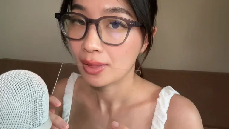 Lin ASMR Glass VS Glasses Licking Patreon Leak