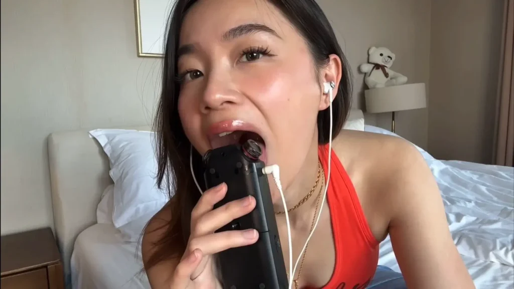 Lin ASMR Mic Swallowing & Licking Patreon Leak
