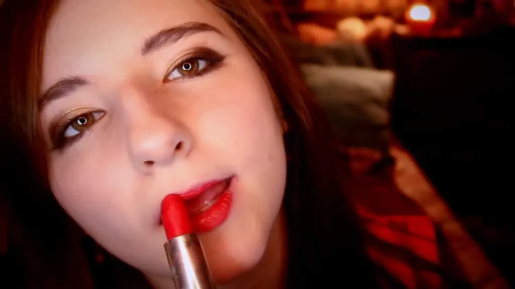 AftynRose ASMR Red Lipstick & Shoes Patreon Leak