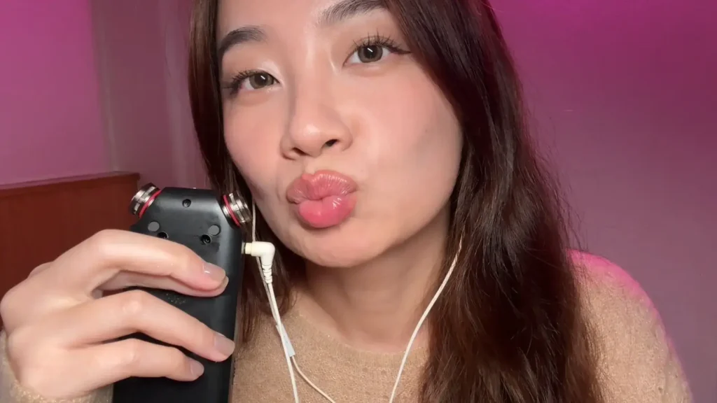 Lin ASMR Kisses With Tascam Patreon Leak