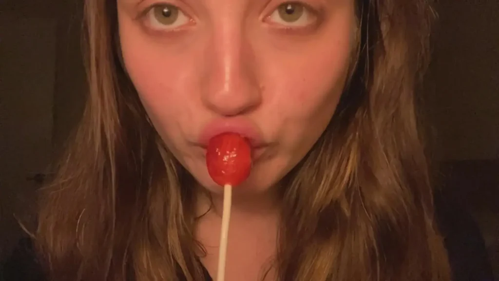 haley’s ASMR Intense Lollipop Sucking