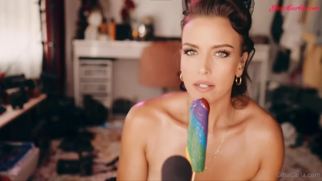 Gina Carla ASMR Popsicle Sucking Onlyfans Leak Video