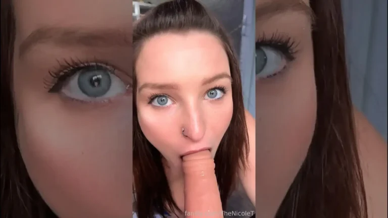 NicoleT ASMR Dildo Blowjob Leak Video