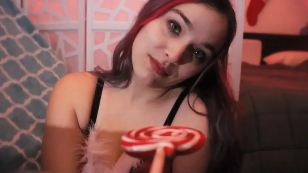 ASMR Kitten She is Obsessed with Your Candy Cane