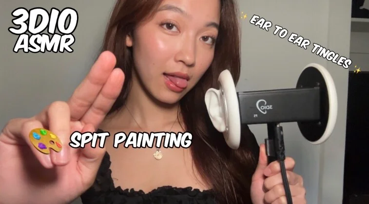 Cloud Crystal ASMR 3Dio Ear to Ear Spit Painting Patreon Leak