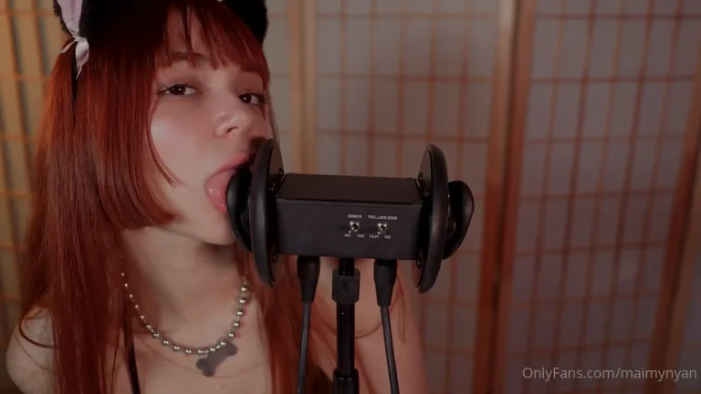 Maimy ASMR Cat Ear Licking OnlyFans Leak