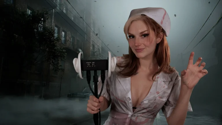 Busy B ASMR Silent Hill Nurse Ear Eating Patreon Leak