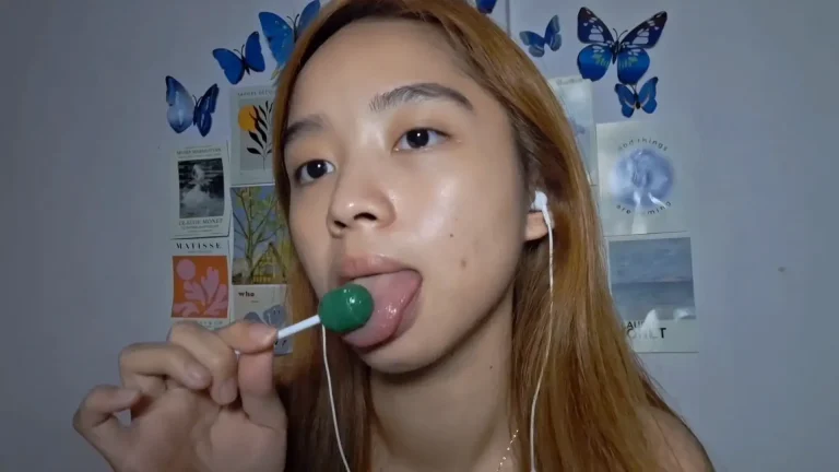 ZOZO ASMR Lollipop Spit Painting Patreon Leak