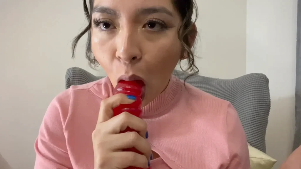 ASMR with Janeth Giant Gummy Worm Licking & Sucking PPV Leak