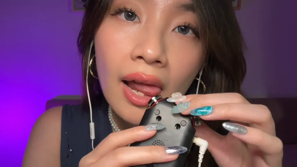 Lin ASMR Mic Swallowing & Licking Patreon Leak