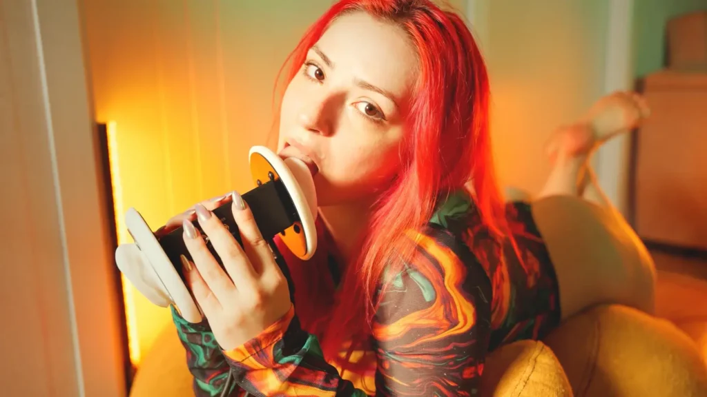 The Sounds of Girls Juicy Ear Licking in a Tight Body Suit Patreon Leak