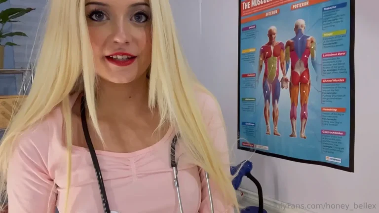 Honey Belle ASMR Nurse Tests Your Body Sensitivity OF Leak