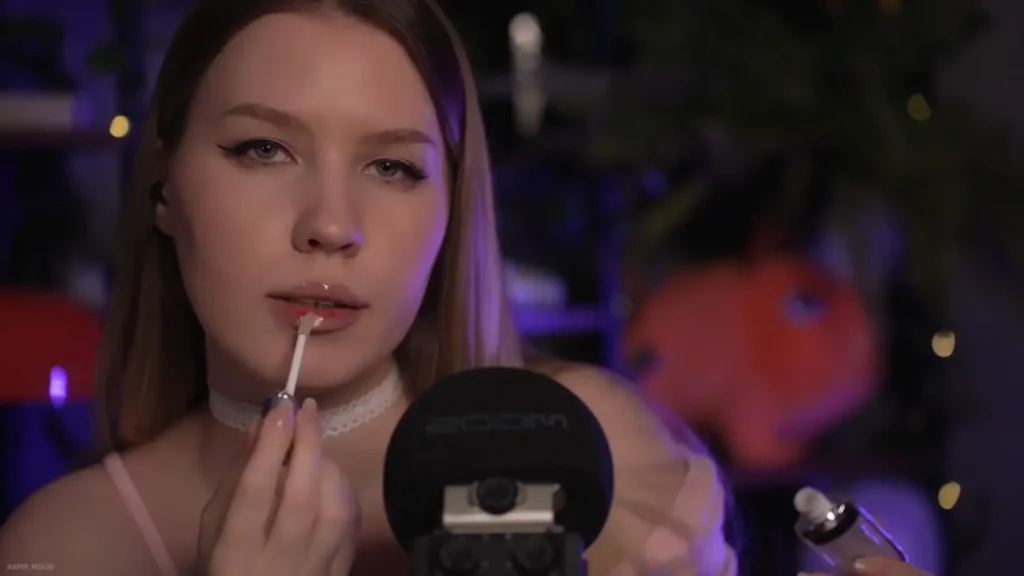 ASMR Mood 100 Layers of Lip Gloss Mouth Sounds Patreon Leak