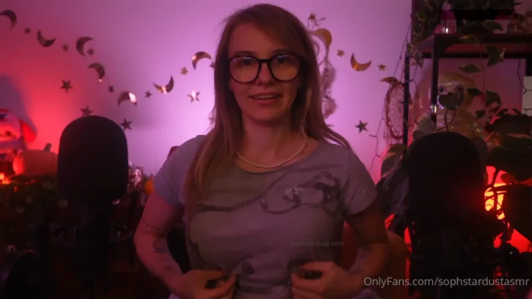 Soph Stardust ASMR No Bra Lewd Triggers OF Leak